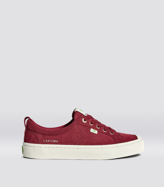 OCA Low Cabernet Suede Sneaker