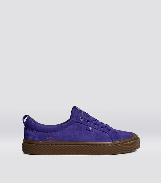 OCA Low Gum Purple Suede Sneaker