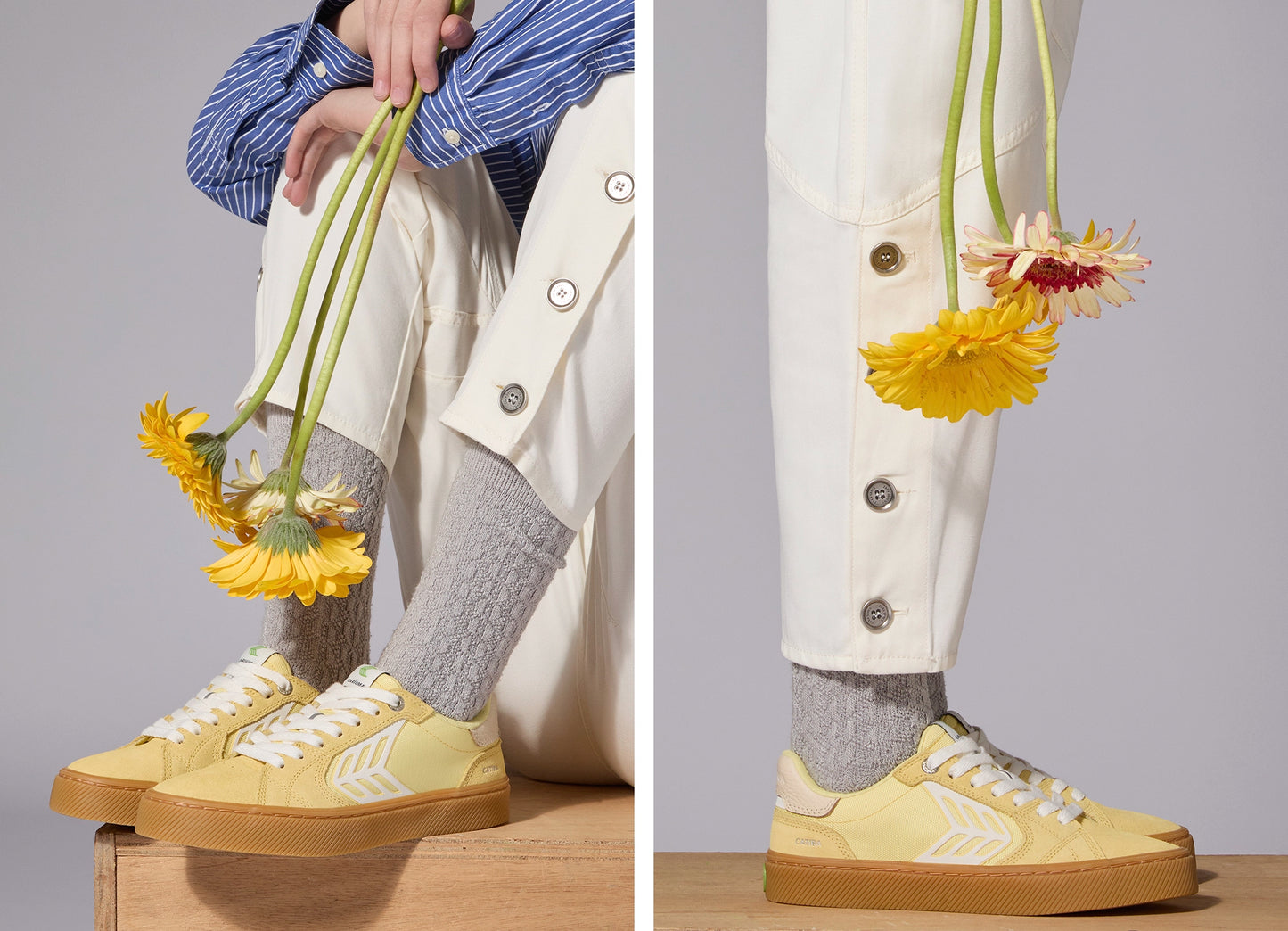 CATIBA PRO 2.0 Suede and Cordura Gum Citrus Yellow