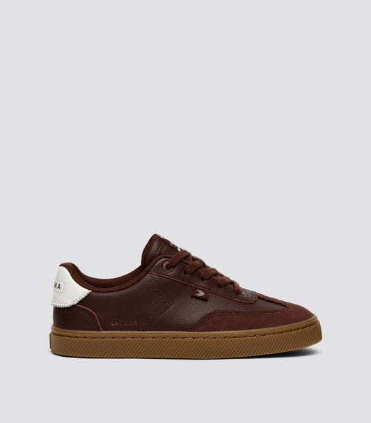 TOCA Coffee Brown Diamond Leather Brown Suede Sneaker