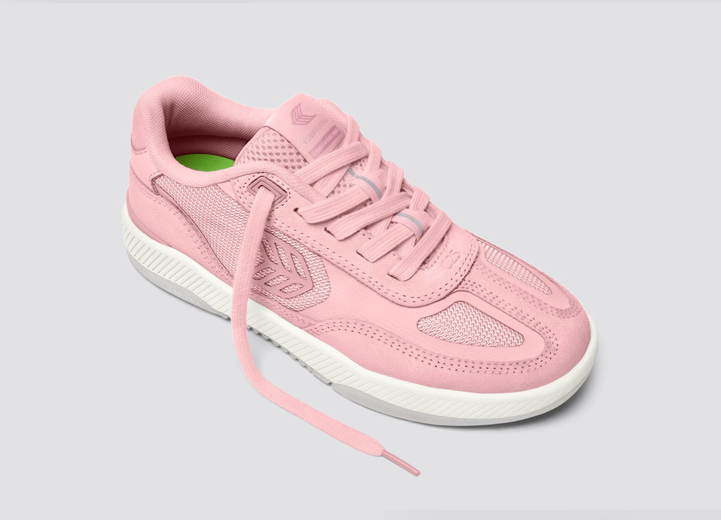 Skategoat C25 PRO Bright Rose Suede and Mesh Rose Logo Sneaker