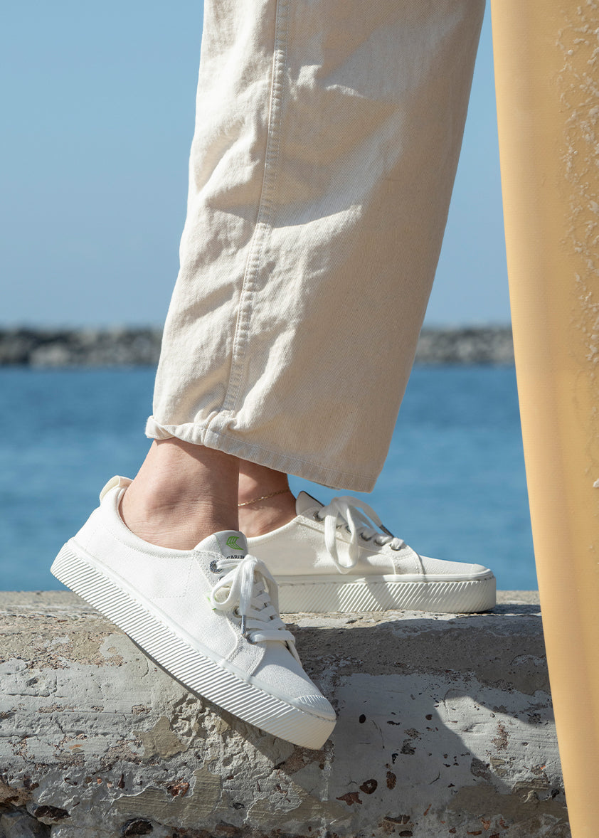 OCA Low Off-White Canvas Sneaker