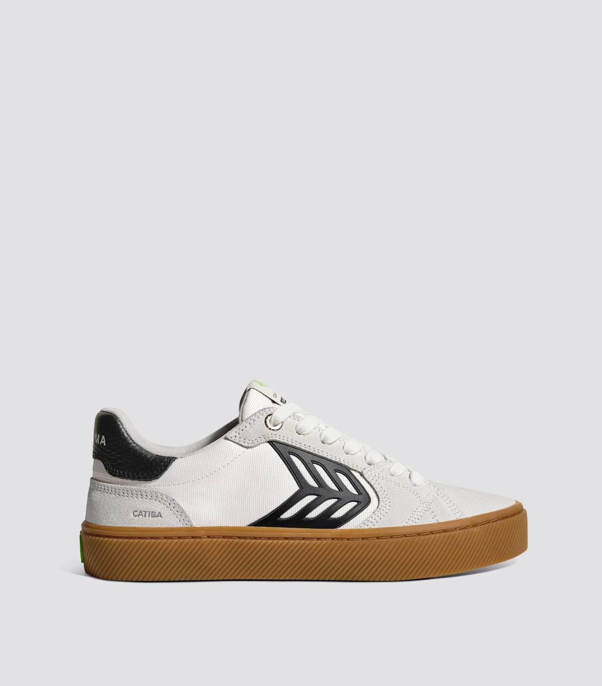 CATIBA PRO 2.0 Smoke White Suede Off-White Cordura Black Logo Sneaker