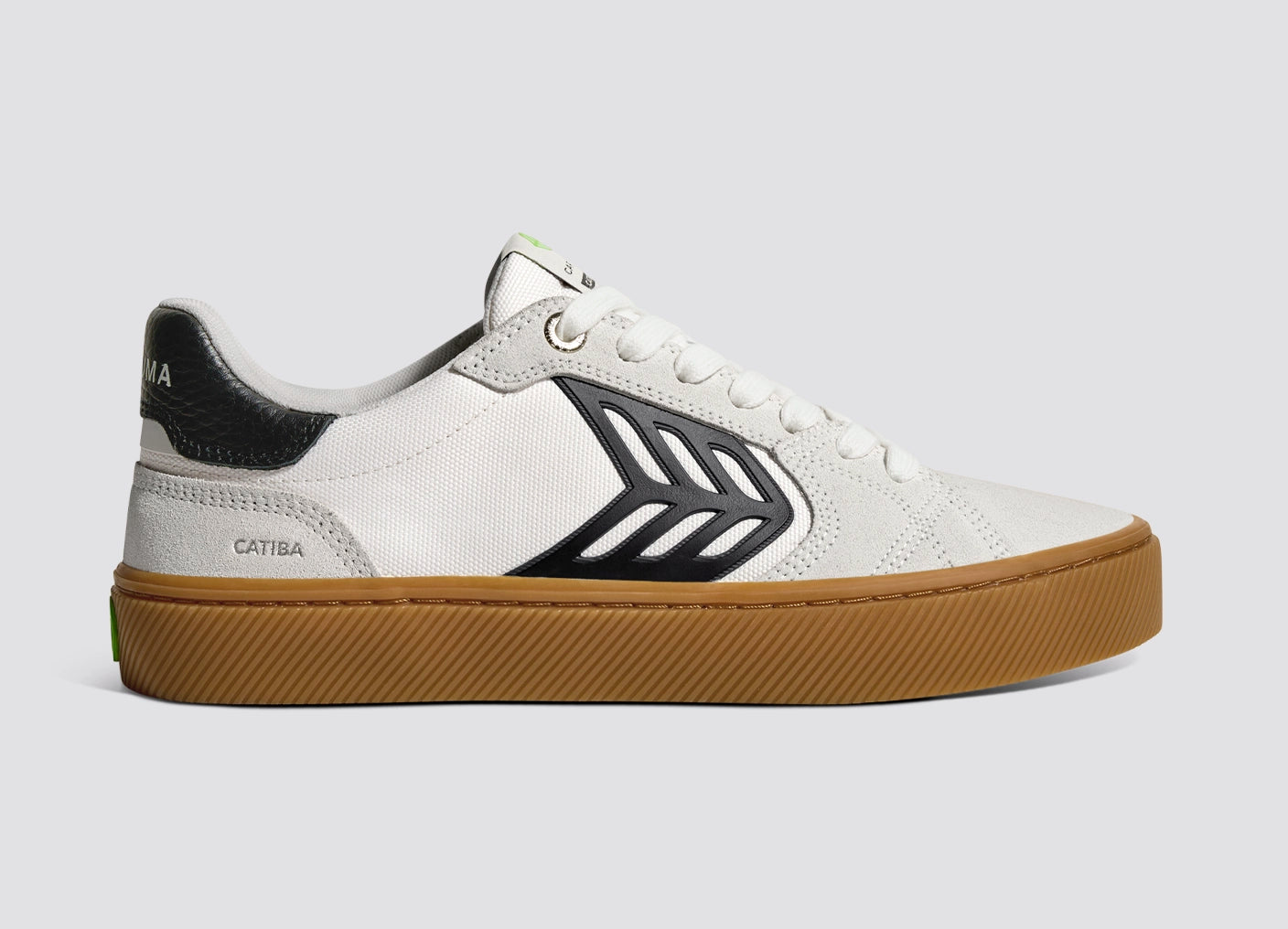 CATIBA PRO 2.0 Smoke White Suede Off-White Cordura Black Logo Sneaker