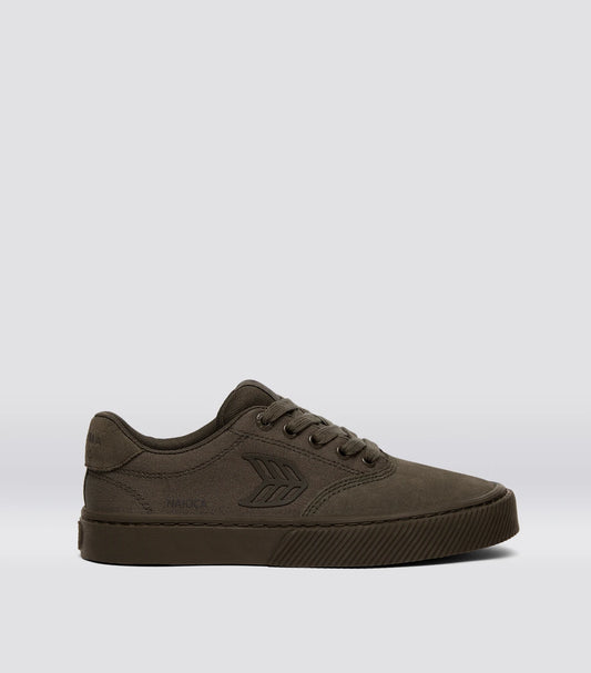NAIOCA PRO All Teak Suede and Canvas Sneaker