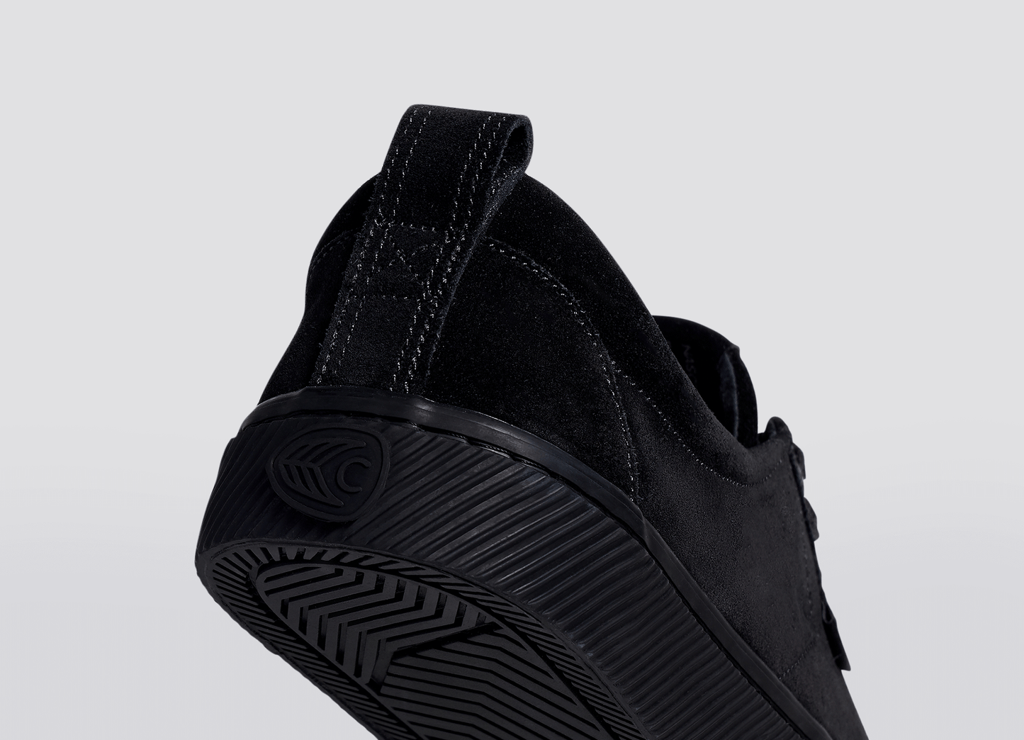 OCA Low All Black Suede Sneaker