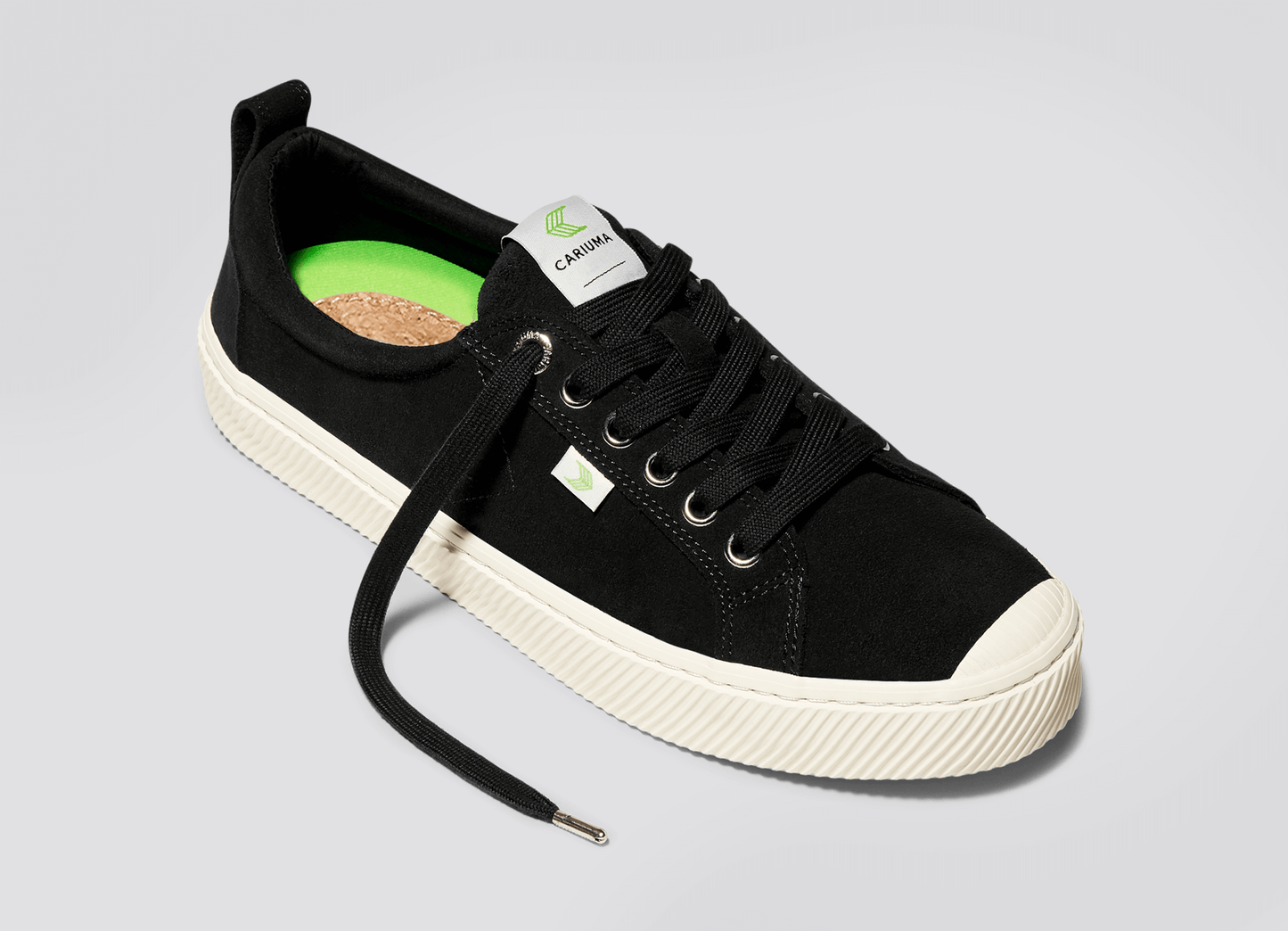 OCA Low Black Suede Sneaker