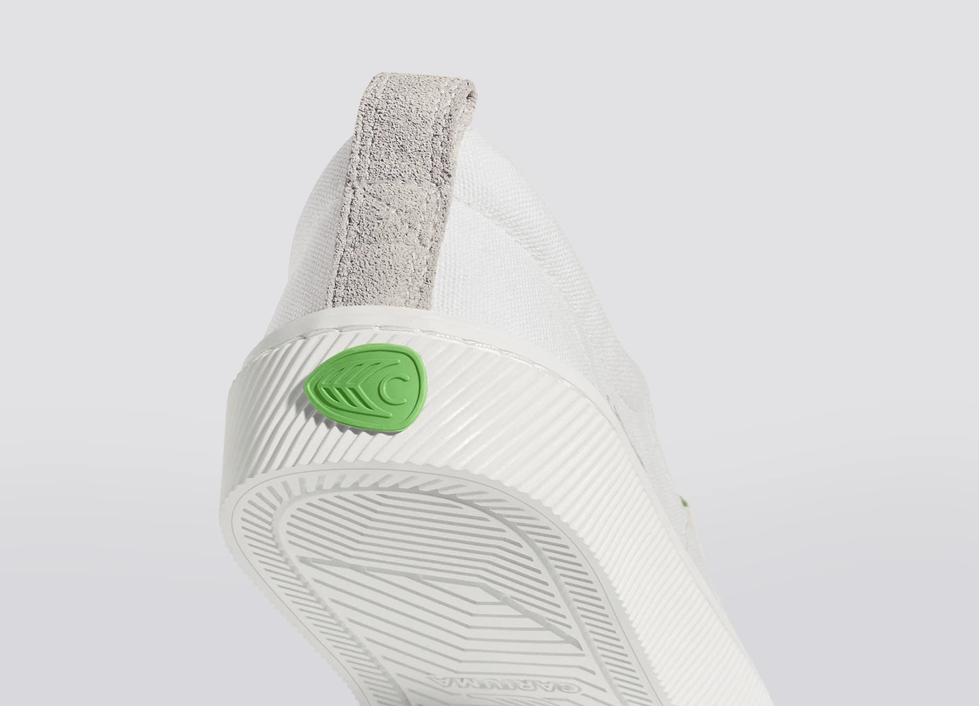 OCA Low Off-White Canvas Vintage White Suede Sneaker