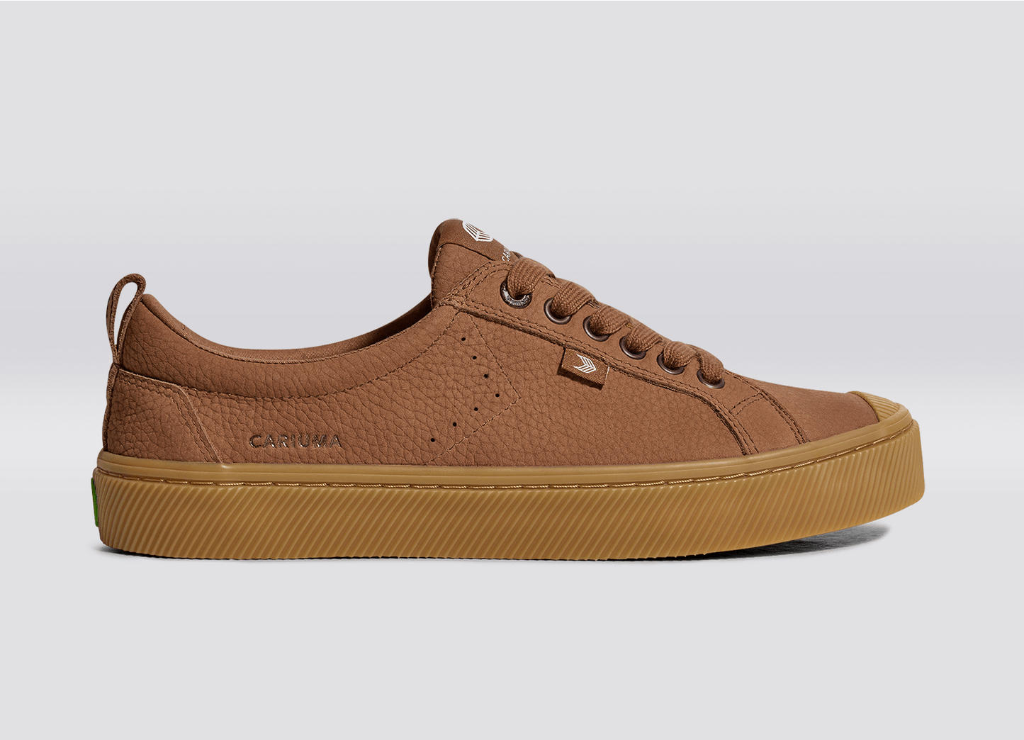 OCA Low Gum Sienna Brown Premium Leather Sneaker