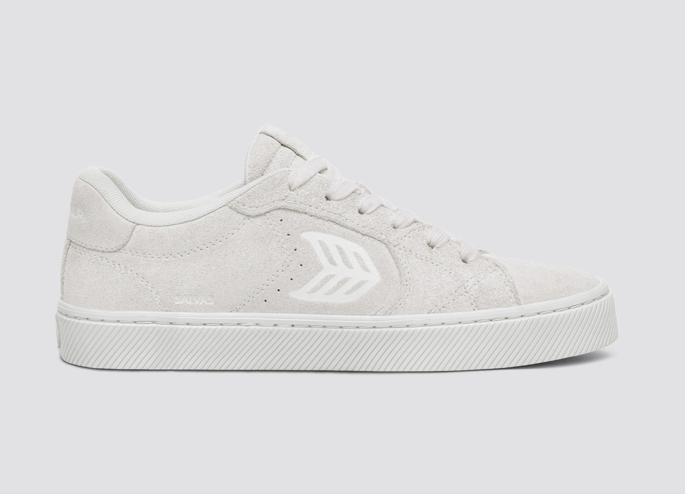 SALVAS Suede All Smoke White