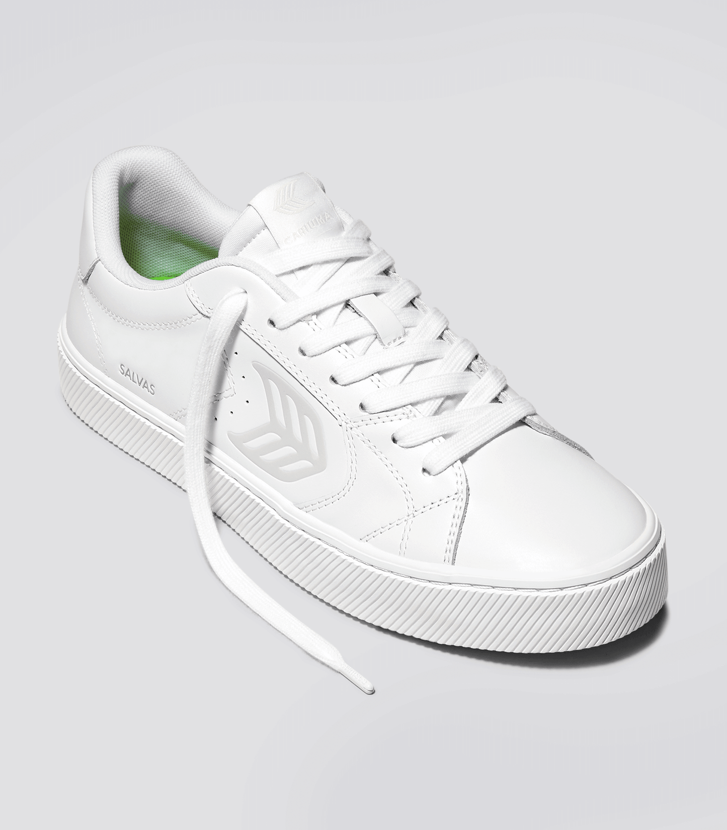 SALVAS White Leather Sneaker