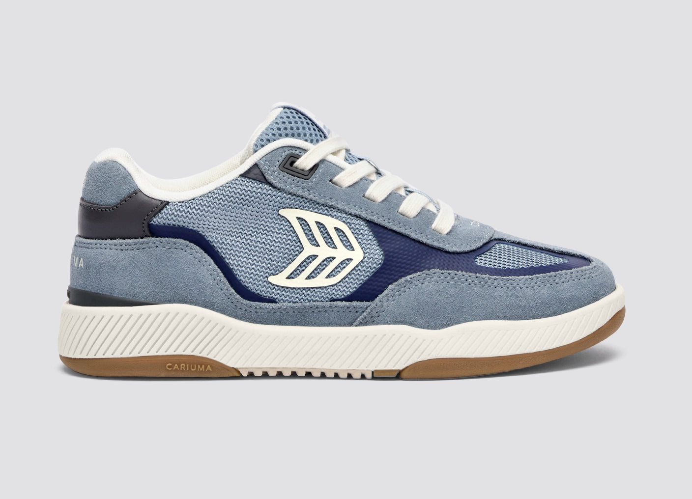 Skategoat C25 PRO Mirage Blue Suede Bright Navy Mesh Ivory Logo Sneaker
