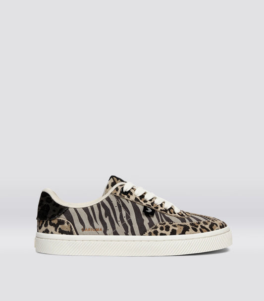 TOCA Zebra Leopard Print Suede Sneaker