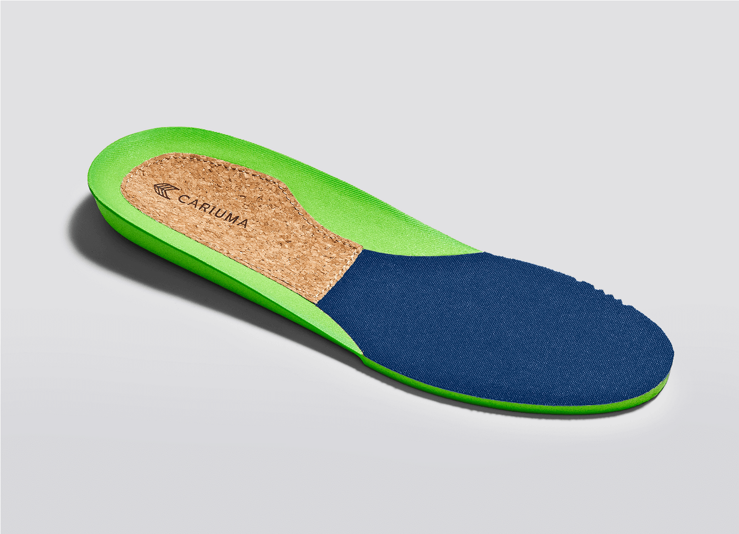 VALLELY PRO Mystery Blue Suede and Cordura Off-White Logo Sneaker