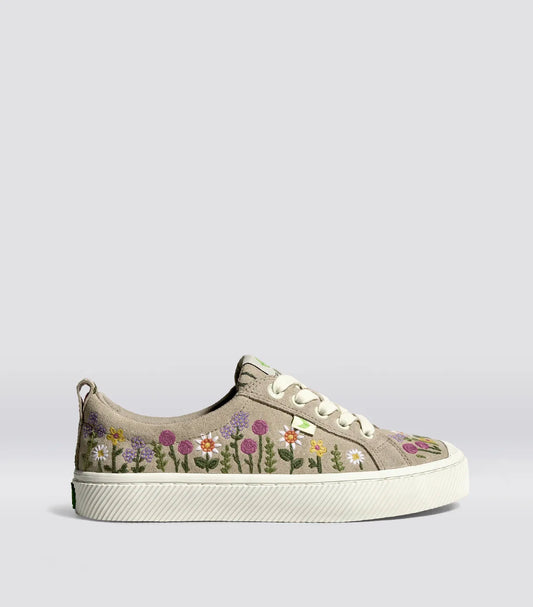 OCA Low Lemon Curry Suede Sneaker