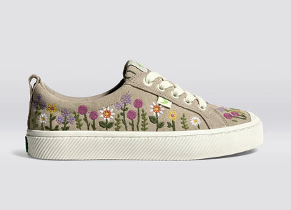 OCA Low Lemon Curry Suede Sneaker