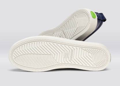 OCA Low Bright Navy Premium Leather Sneaker