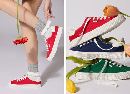 OCA Nylon and Suede Scarlet Red