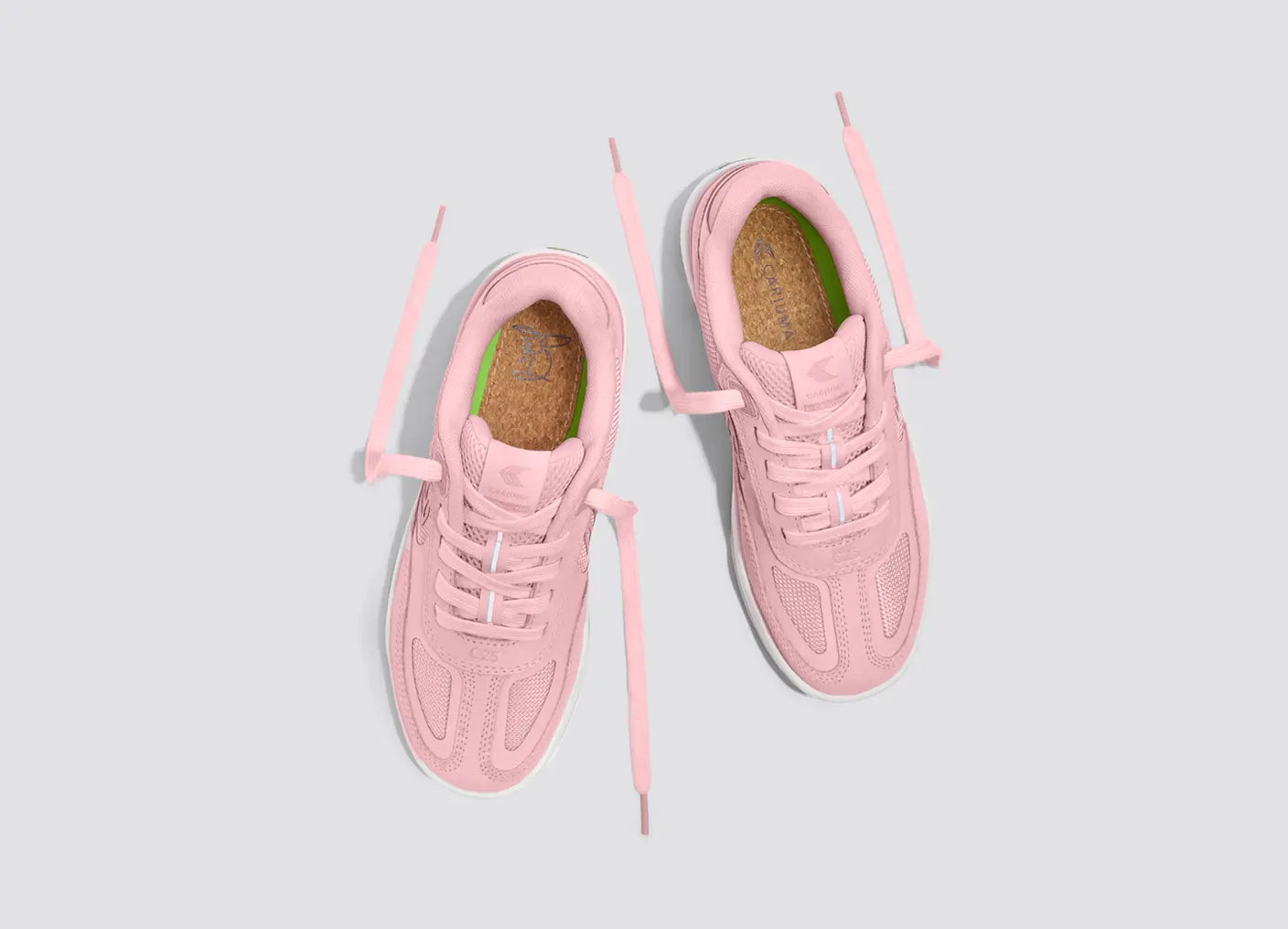 Skategoat C25 PRO Bright Rose Suede and Mesh Rose Logo Sneaker