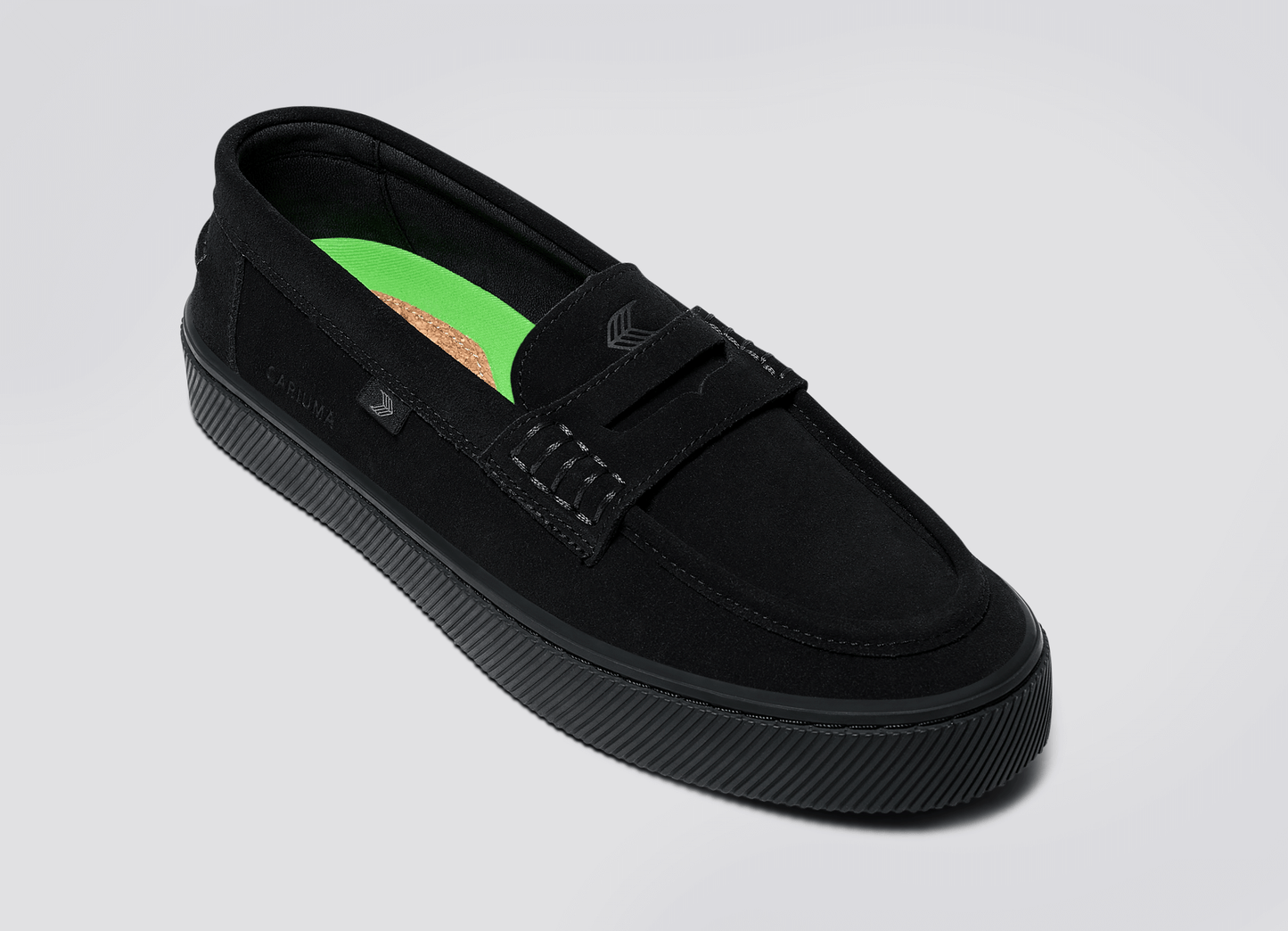 CAJU Loafer All Black Suede