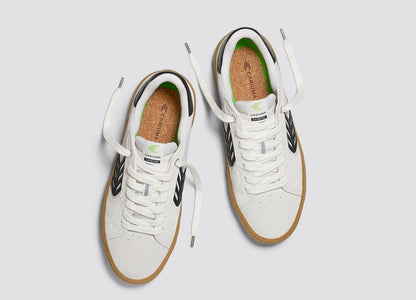 CATIBA PRO 2.0 Smoke White Suede Off-White Cordura Black Logo Sneaker