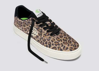 NAIOCA Watermelon Suede Ivory Logo Ruby Wine Sneaker