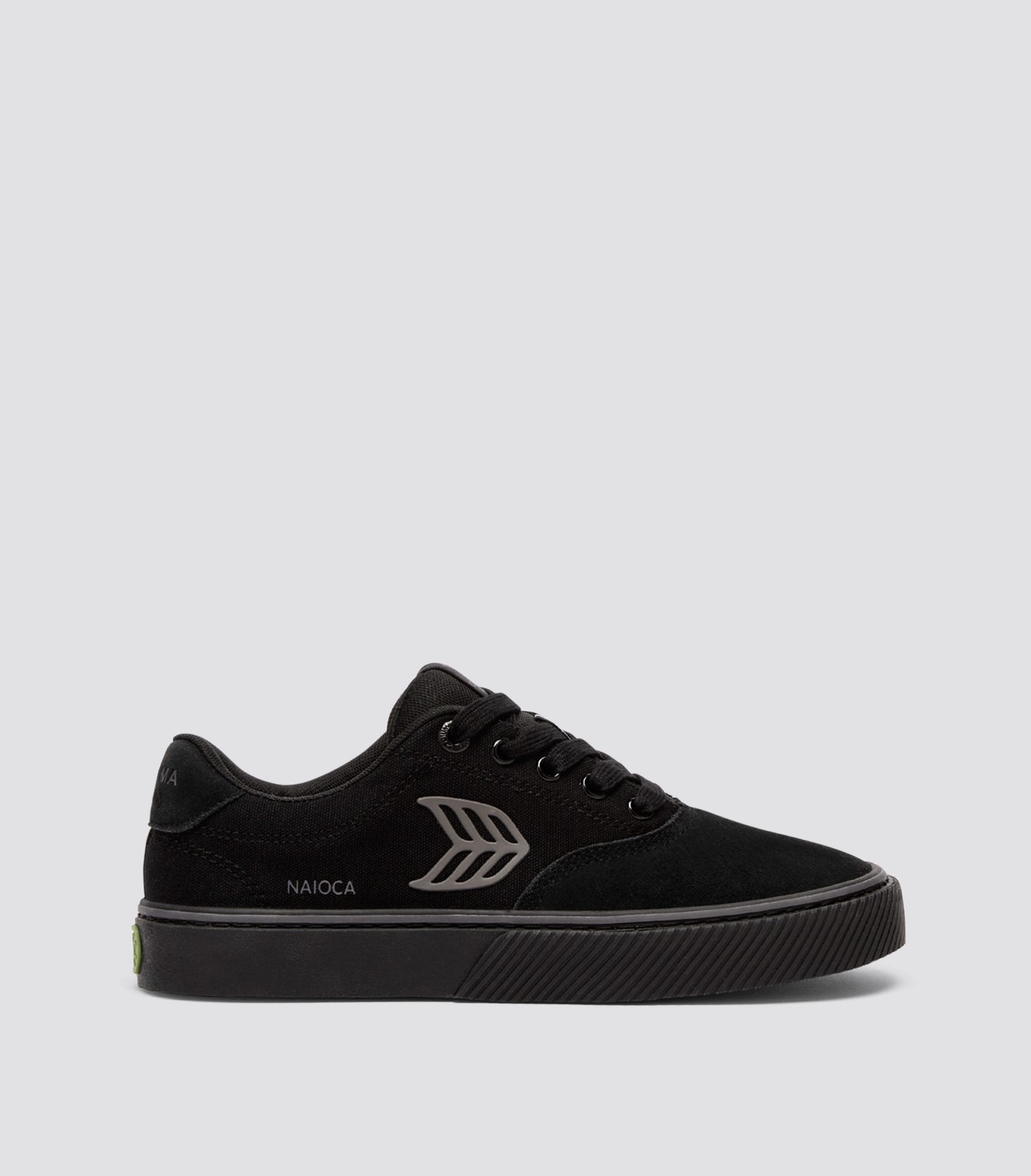 NAIOCA PRO Suede and Canvas Stripe All Black
