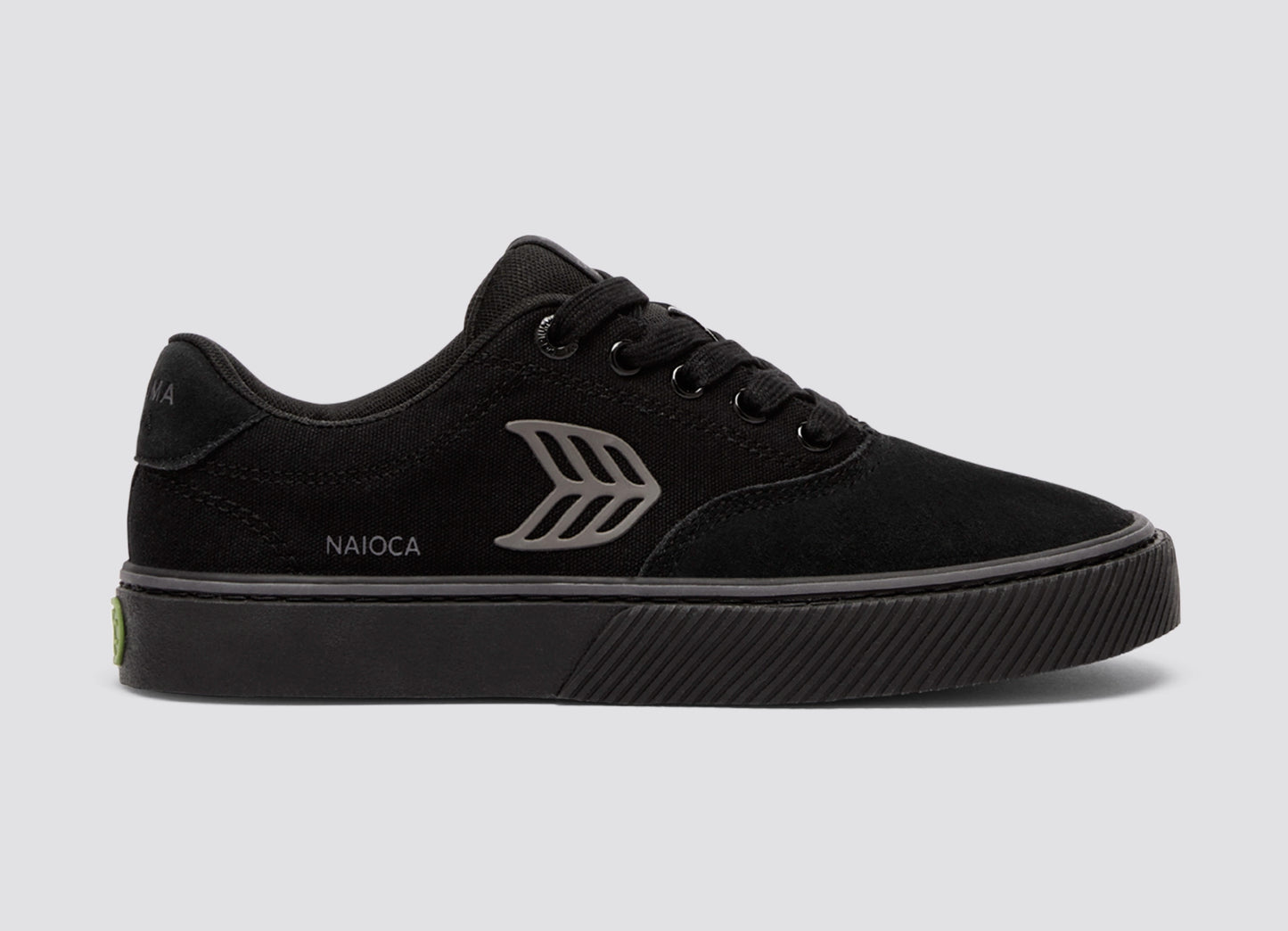 NAIOCA PRO Suede and Canvas Stripe All Black