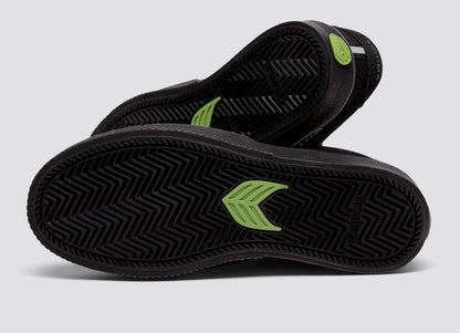 NAIOCA PRO Suede and Canvas Stripe All Black