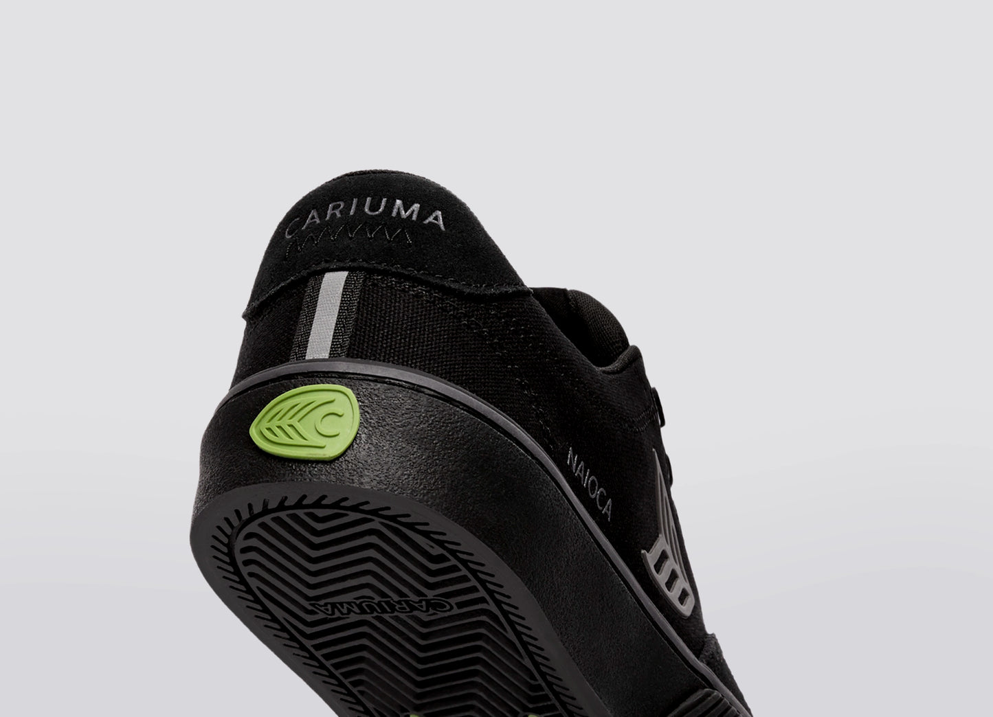 NAIOCA PRO Suede and Canvas Stripe All Black