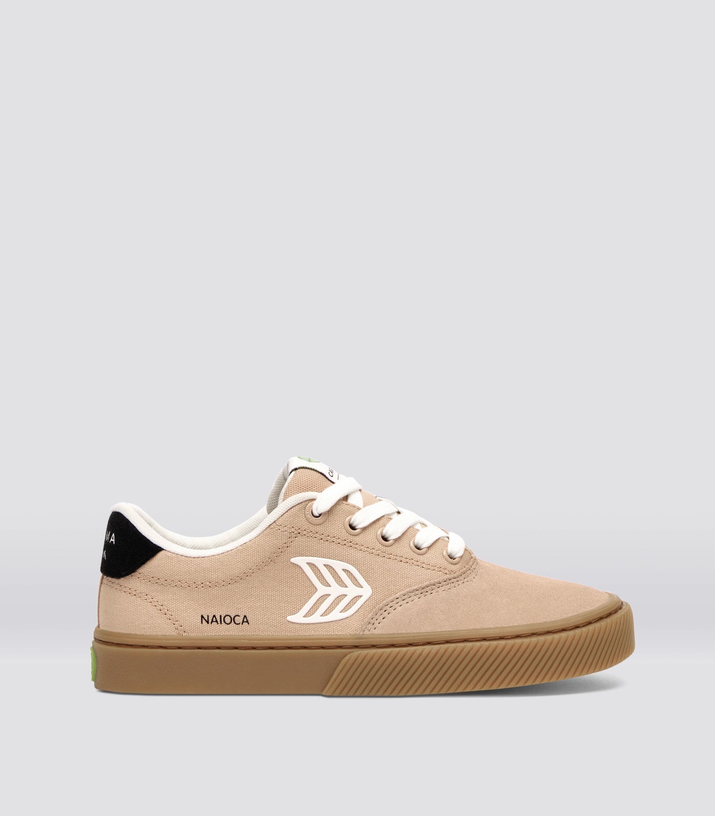 NAIOCA PRO Suede and Canvas Stripe Desert Taupe
