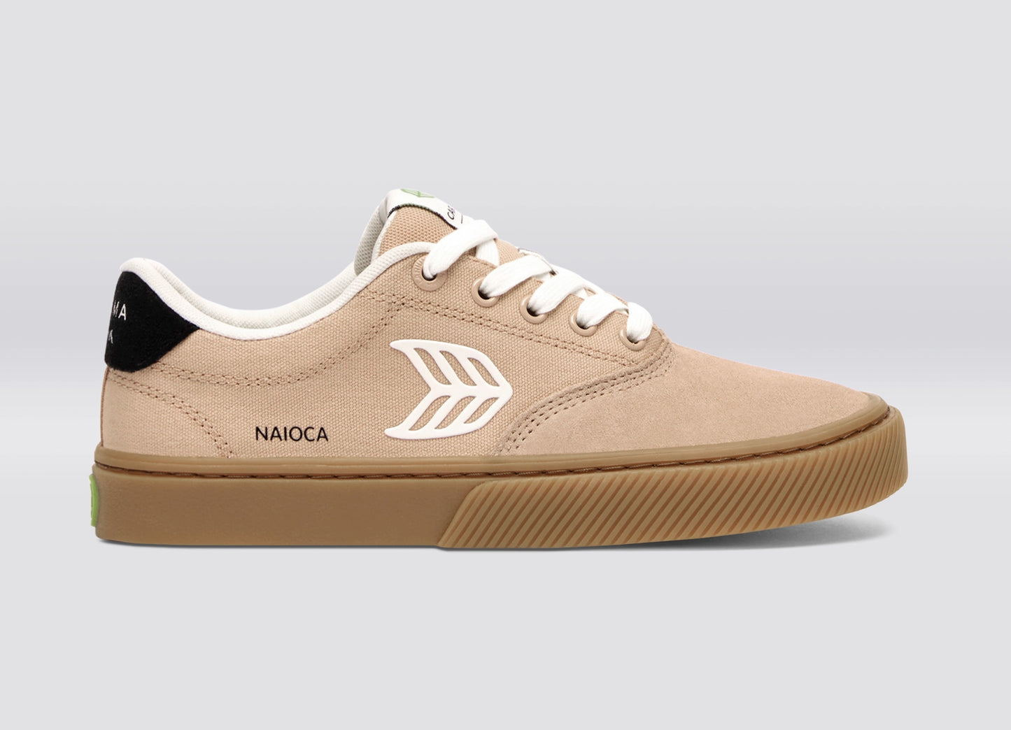 NAIOCA PRO Suede and Canvas Stripe Desert Taupe