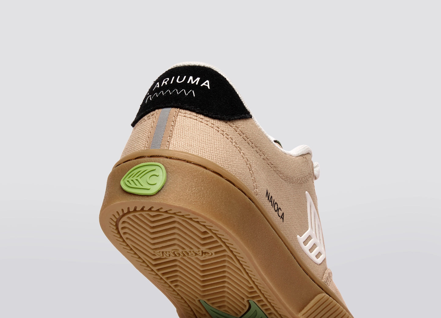 NAIOCA PRO Suede and Canvas Stripe Desert Taupe