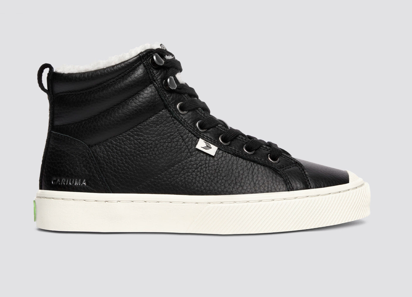 OCA Therma High Black Premium Leather Sneaker