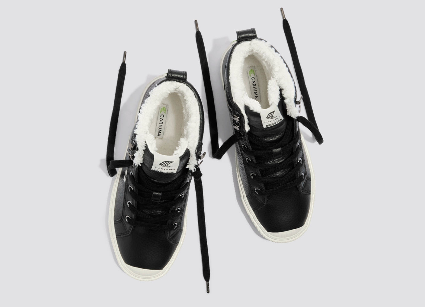 OCA Therma High Black Premium Leather Sneaker