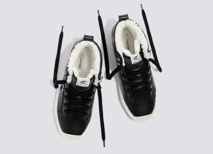 OCA Therma High Black Premium Leather Sneaker