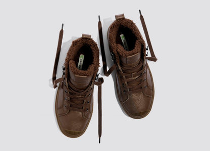 OCA Therma High Hooks Brown Premium Leather Boot