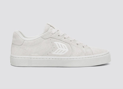 SALVAS Suede All Smoke White