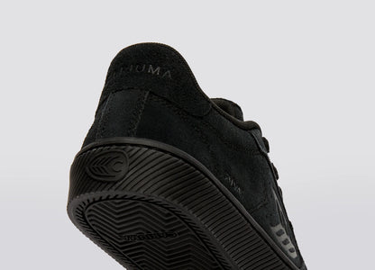 SALVAS All Black Suede Sneaker