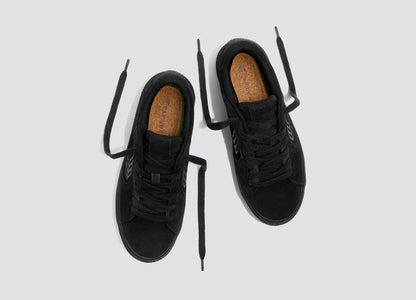 SALVAS All Black Suede Sneaker