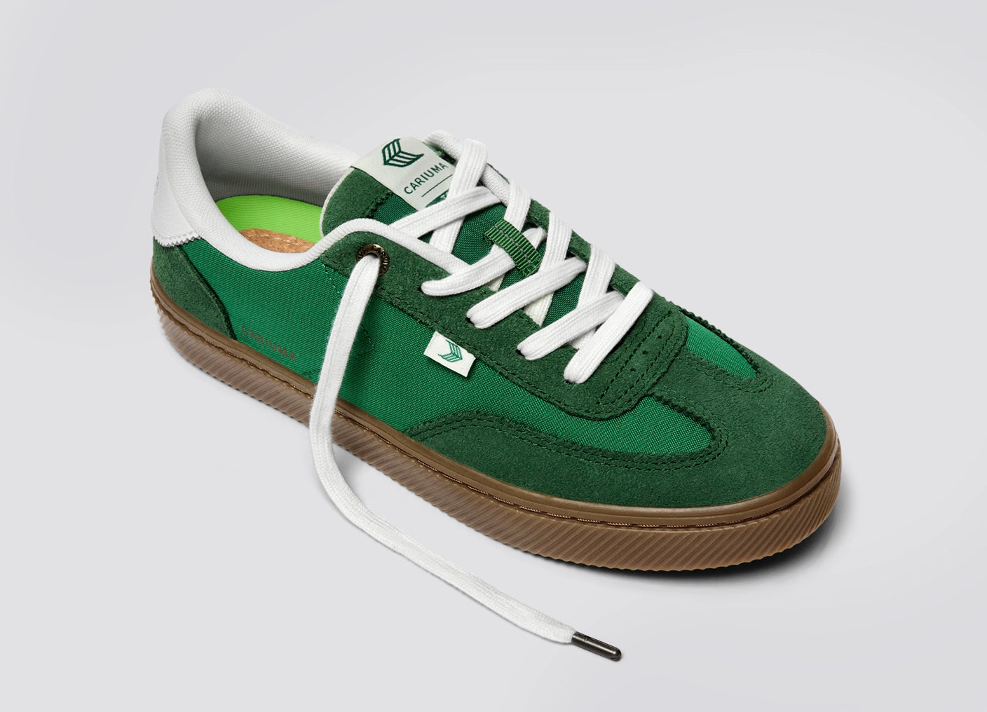 TOCA Gum Green Nylon and Suede Sneaker